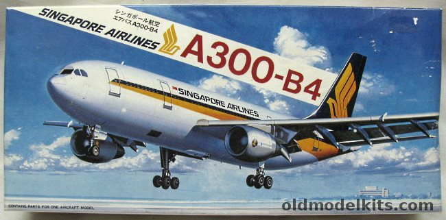 Hasegawa 1/200 Airbus A300-B4 - Singapore Airlines (A300B4), Lc10 plastic model kit